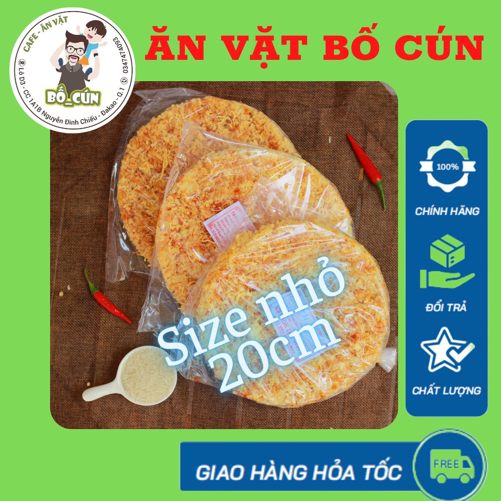 [Mã 11FMCGSALE giảm 8% đơn 500K] Cơm cháy nước mắm chà bông loại ngon (size nhỏ 180gram)