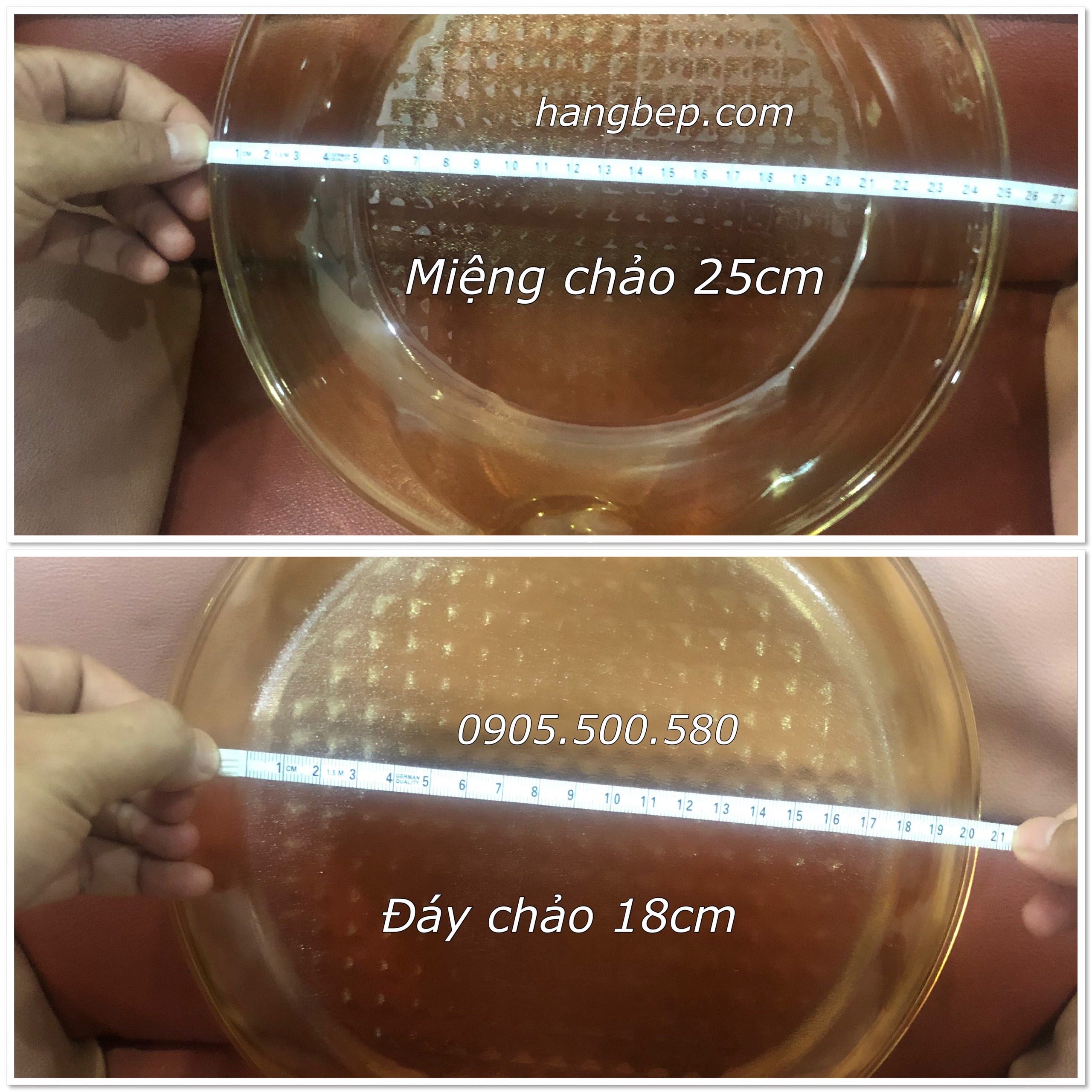 Chảo thủy tinh Visions 23cm VSS-9 [dùng bếp hồng ngoại, bếp gas]