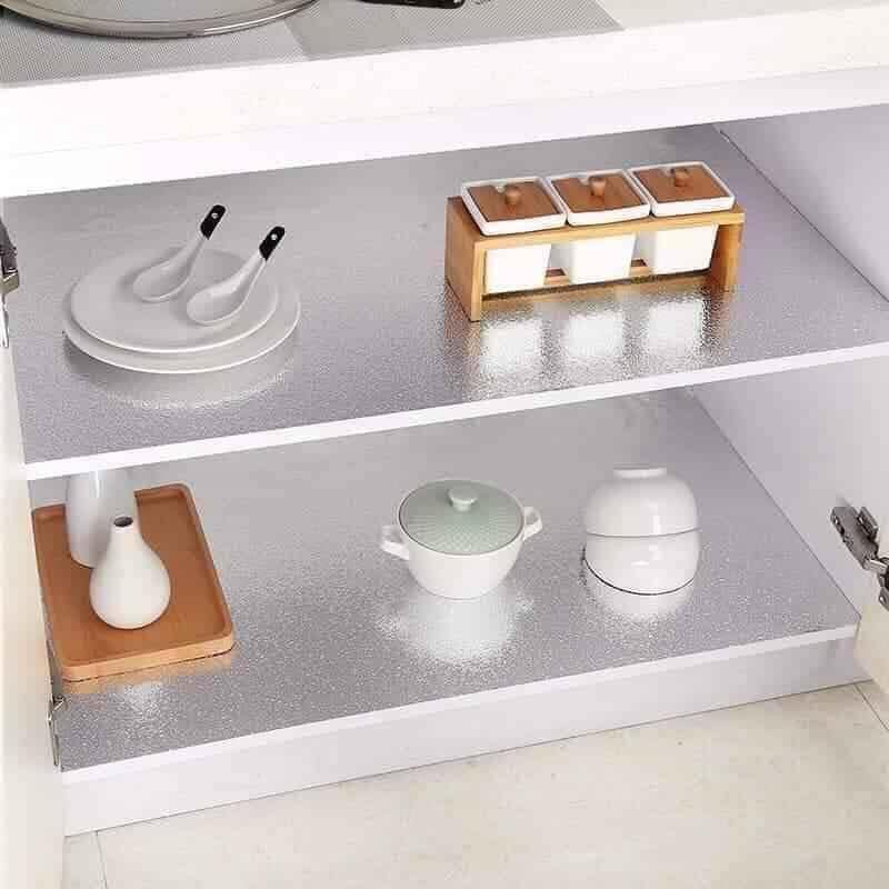 Cuộn 3 Mét Decal Giấy Dán Bếp Tráng Nhôm Cách Nhiệt (3 Mét Dài x 0.6 Mét Rộng)