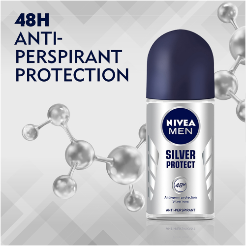 Nivea Men Silver Molecular Deodorant Roll-On (50 ml)