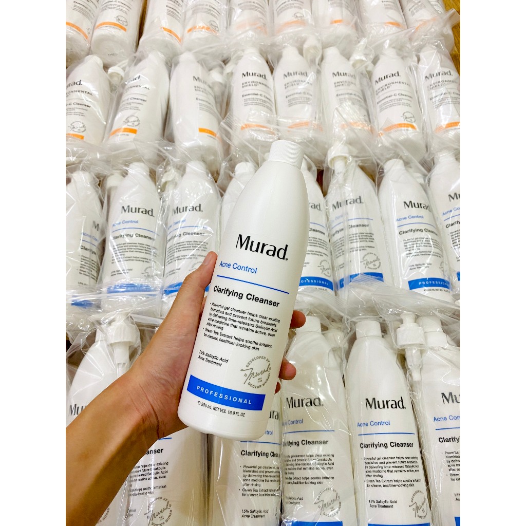 Sữa rửa mặt sáng da Murad Essential-C Cleanser/ Clarifying Cleanser kiểm soát dầu, hỗ trợ ngừa giảm mụn