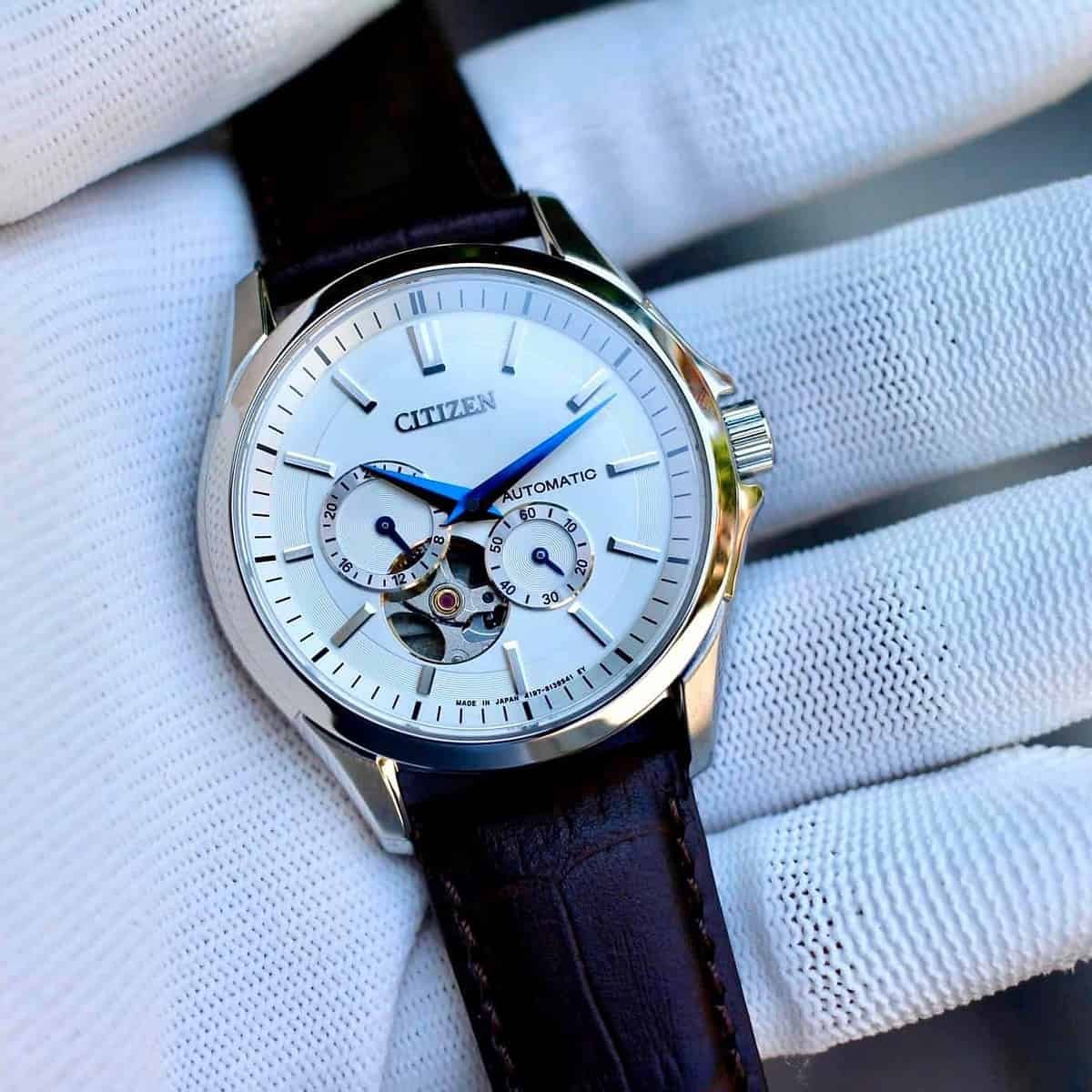 Đồng hồ nam cơ automatic Citizen máy nhật cao cấp sang trọng