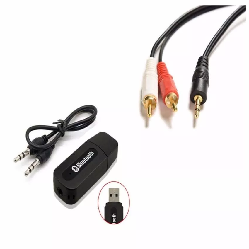 Bộ USB thu bluetooth BT- 163 4 trong 1 cho dàn amly ra loa