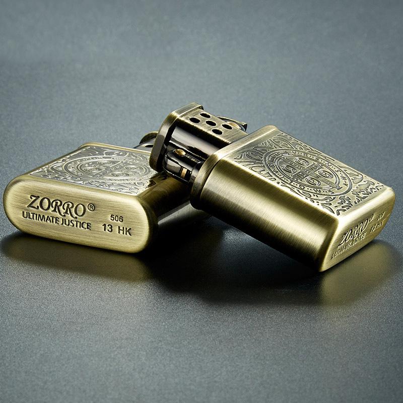 Bật lửa xăng đá constantine Zorro Z506-619B ( Không Xăng)