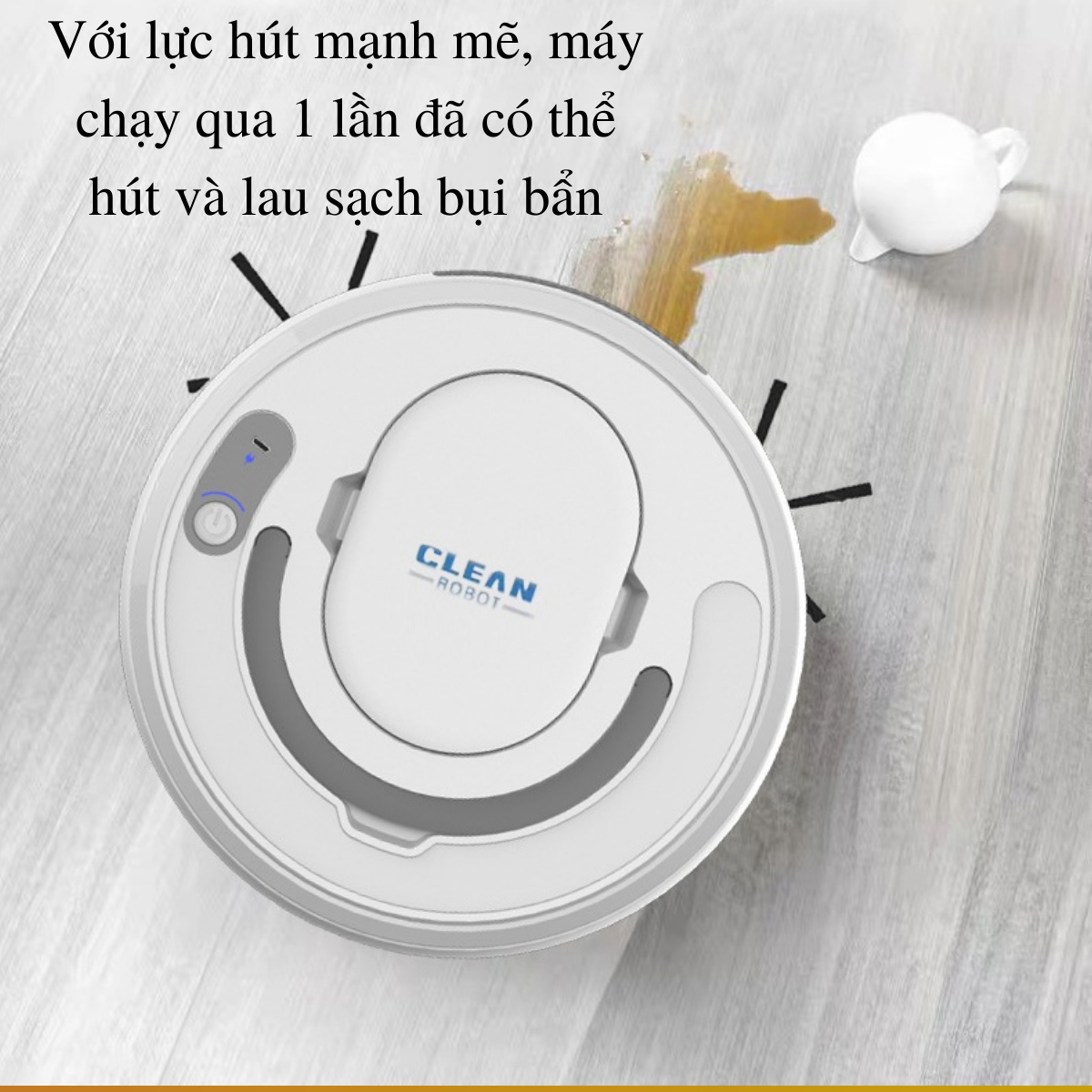 Robot Hút Bụi, Máy Hút Bụi, Robot Lau Nhà Đa Năng, Cảm Biến Thông Minh Lực Hút Mạnh, Tuổi Thọ Pin Cao
