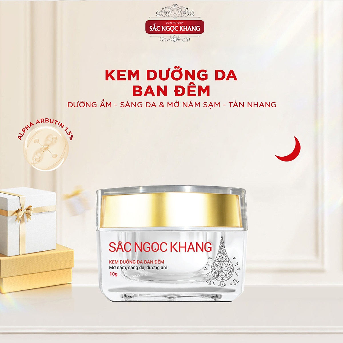 Kem Dưỡng Da Ban Đêm Sắc Ngọc Khang (10g, 30g)