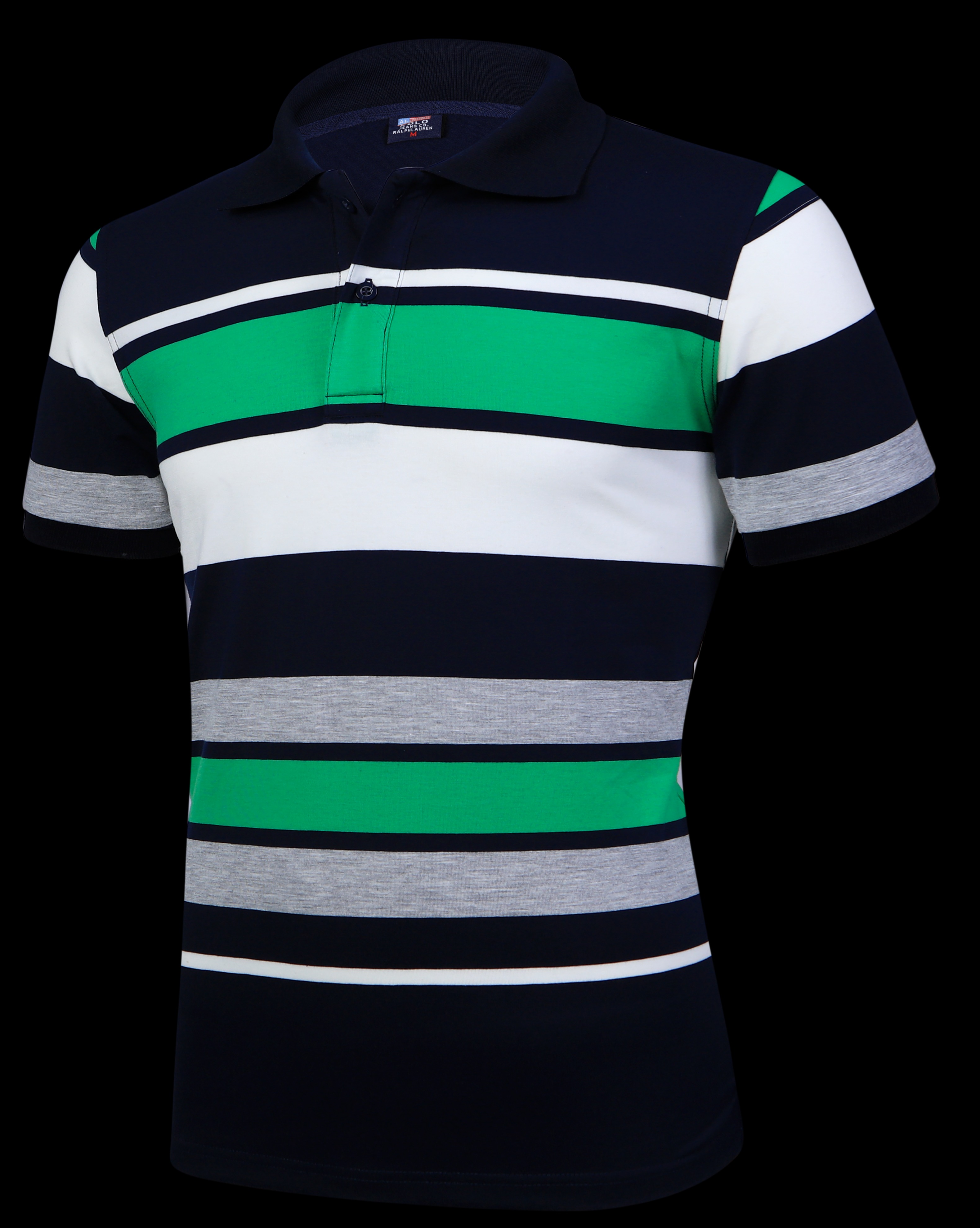 Áo thun nam yessir phối sọc thun cotton 4 chiều cao cấp socyes011