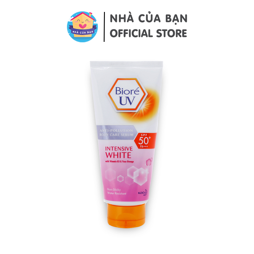 BÁO GIÁ SERUM CHỐNG NẮNG BODY LÀM SÁNG DA BIORE SPF50/PA 50ML | Shopee Lazada Sendo Tiki mới nhất 30 Serum Chống Nắng Dưỡng Thể Kháng Bụi Trắng Da Biore UV chính hãng giá rẻ SPF 50+ PA+++ 50ml - 150ml
