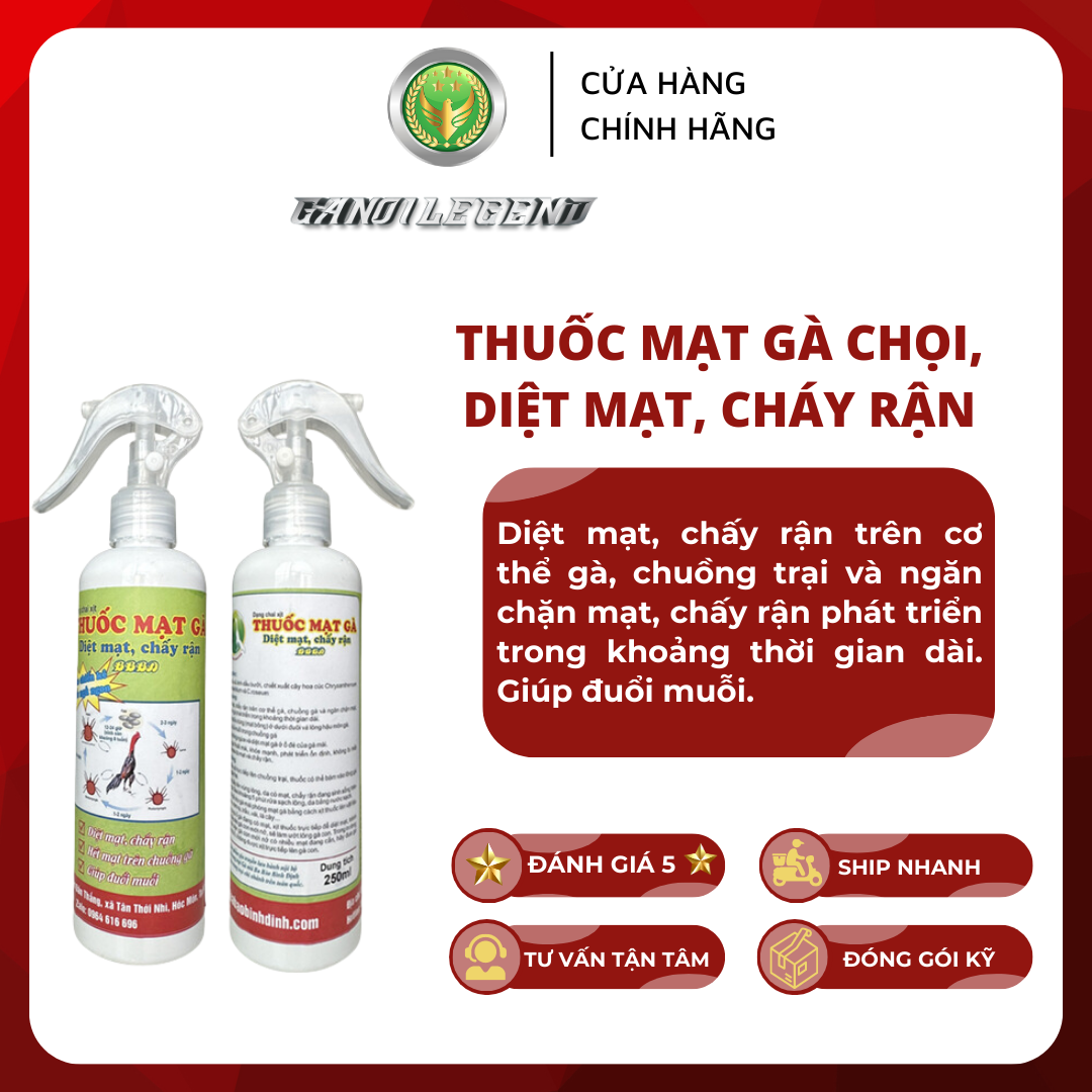 BA BẢO - THUỐC MẠT GÀ CHỌI, GÀ ĐÁ DIỆT MẠT, CHẤY RẬN