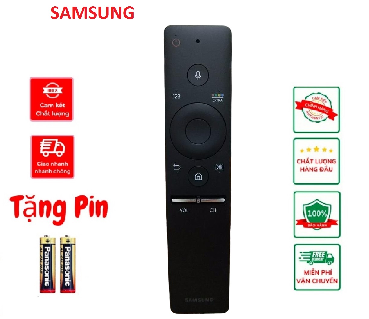 Remote điều khiển tivi samsung giọng nói bóc máy