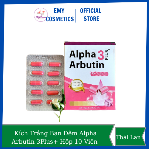 Viên kích trắng da body ban đêm Alpha Arbutin Collagen 3X Thái Lan