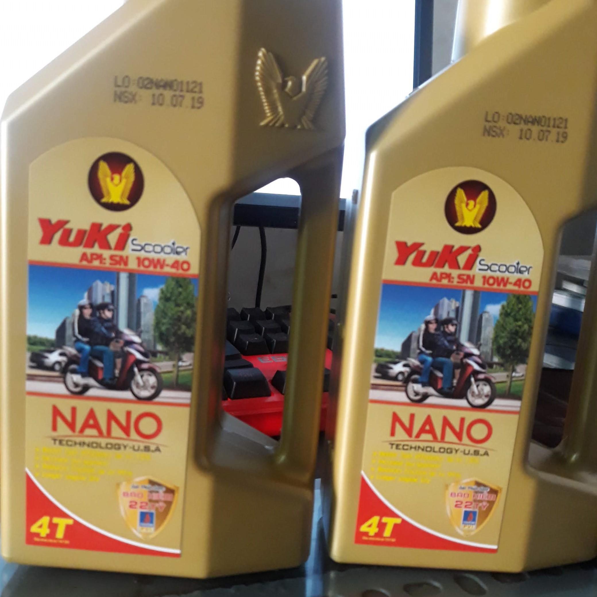nhớt YUKI NANO xe ga 0,8l