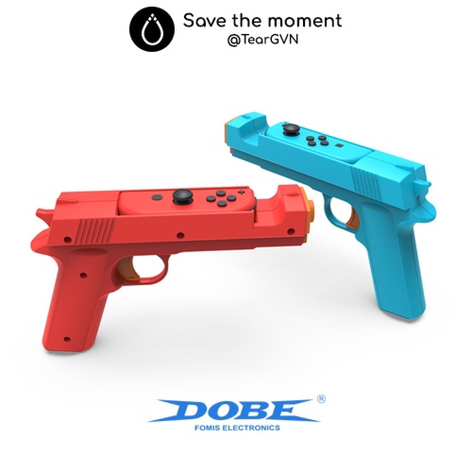 Mô hình sún.g lục DOBE cho Joy-con Nintendo Switch 2 / Switch OLED / Switch 1