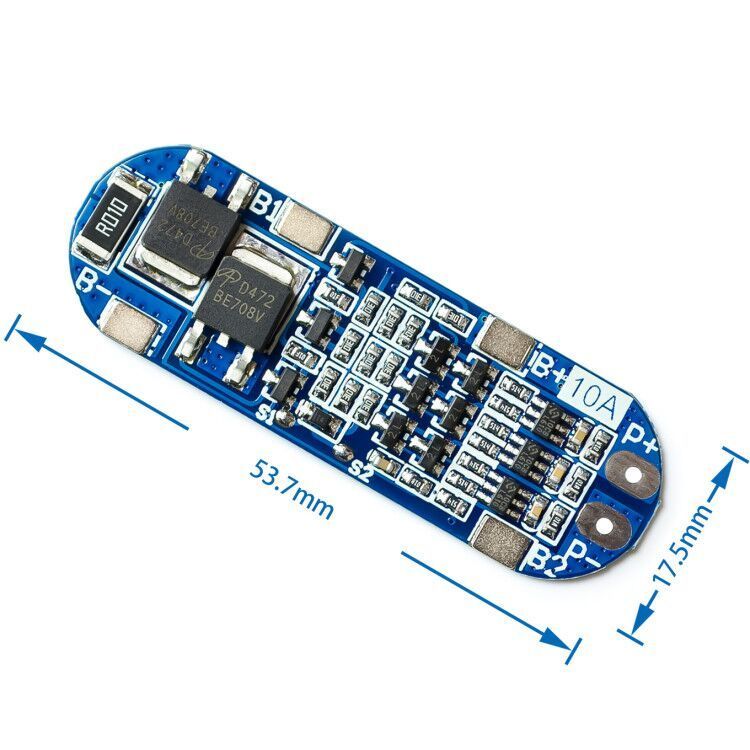 Mạch sạc và bảo vệ pin 3s 10a 18650
