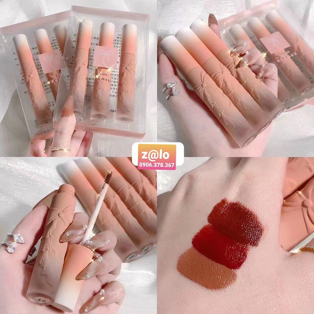❤️Sét Son #Vongee thiết kế nơ dễ thương❤️