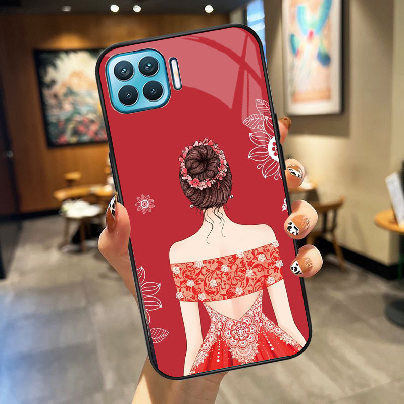 Ốp Lưng OPPO A73,A93 mặt kính cường lực cao cấp, ốp đôi