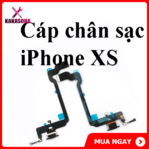 Cụm chân sạc iphone Xs, cáp chân sạc iphone Xs