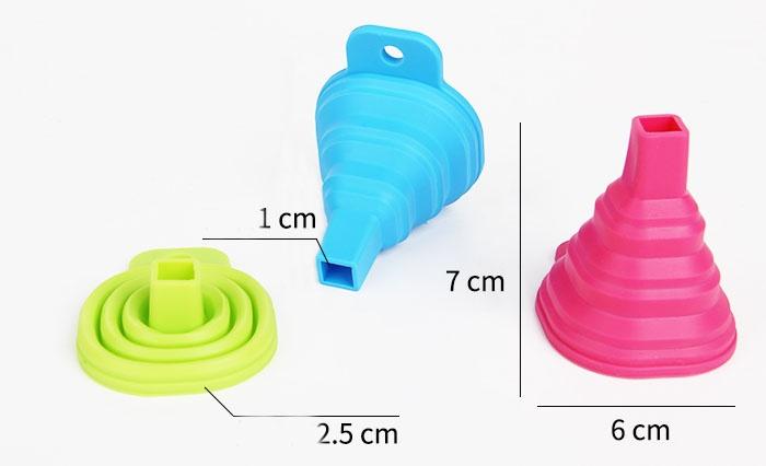 Combo 2 Phễu Rót Nước Silicon Gấp Gọn Tiện Dụng