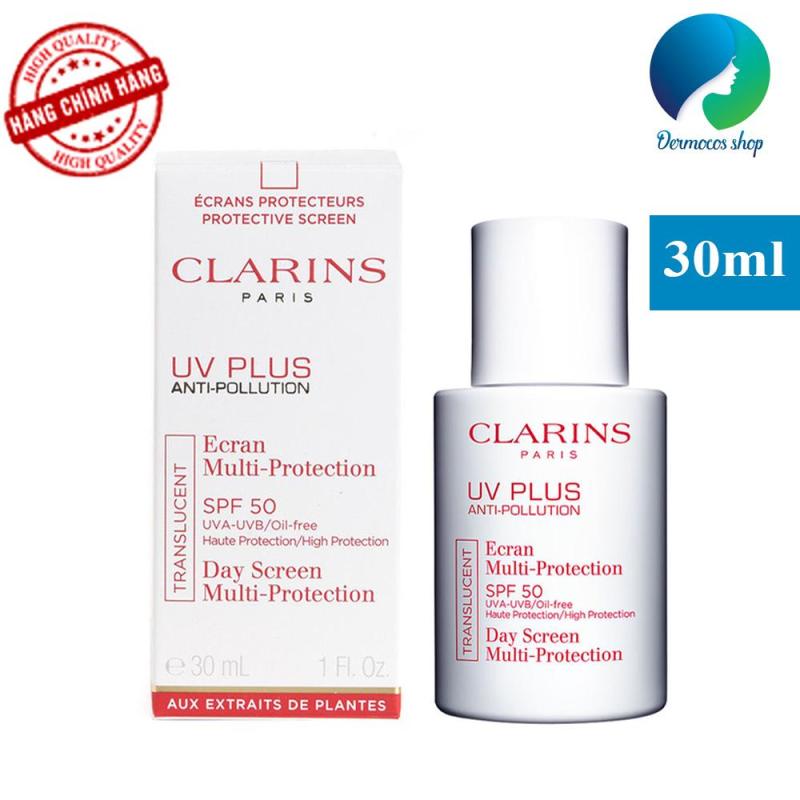 Kem chống nắng CLARINS UV Plus Anti-Pollution Day Screen Multi Protection SPF 50 Translucent 30ml - DMCMP088