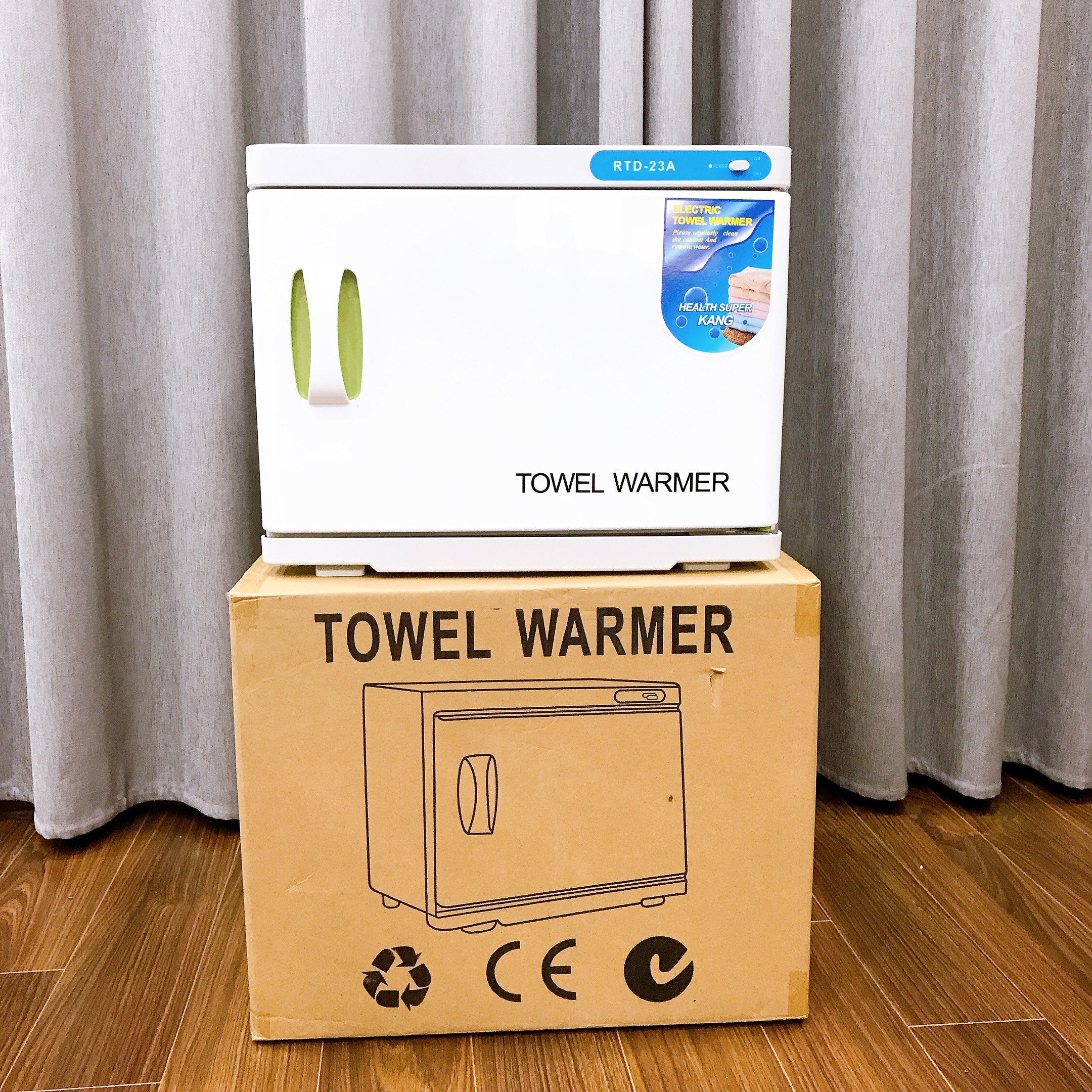 Tủ hấp nóng khăn, hấp đá, hấp bùn 23 lít RDT-23A 2 ngăn
