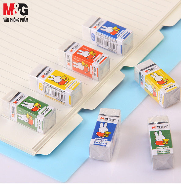 [HCM]Combo 3 cục gôm tẩy thỏ M&G- gôm màu trắng-MF6303