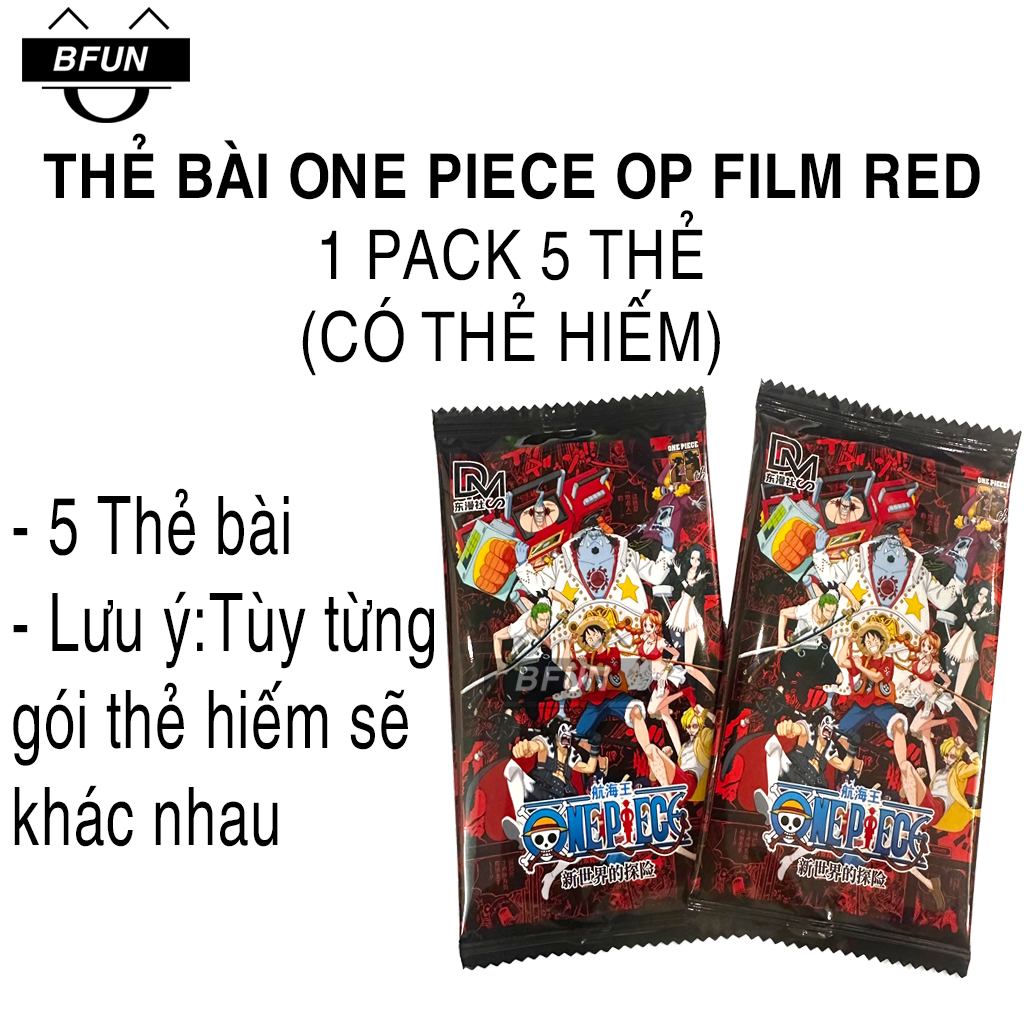Post card one piece card genuine đủ pattern random-cards pirate one piece Wano Red reflective 7 color sparkling bfun