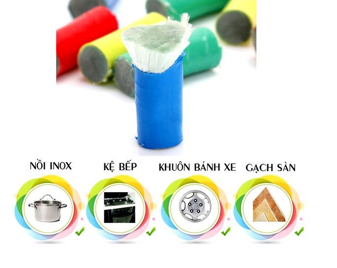 Combo 2 Dụng Cụ Chùi Rửa Xoong Nồi Siêu Sạch