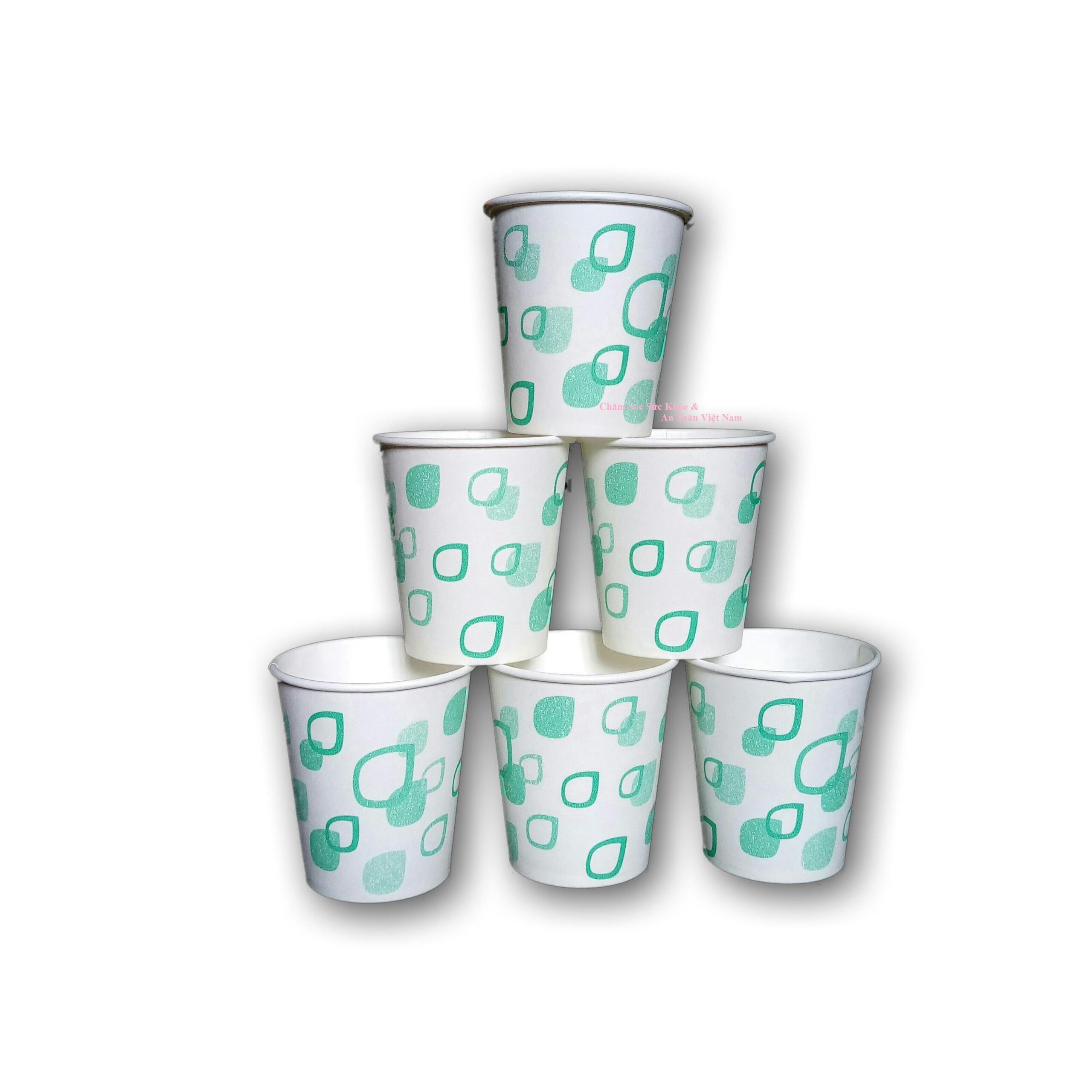 Combo 1000 Ly Giấy Hàn Quốc 5OZ (180ML) - ( Green )