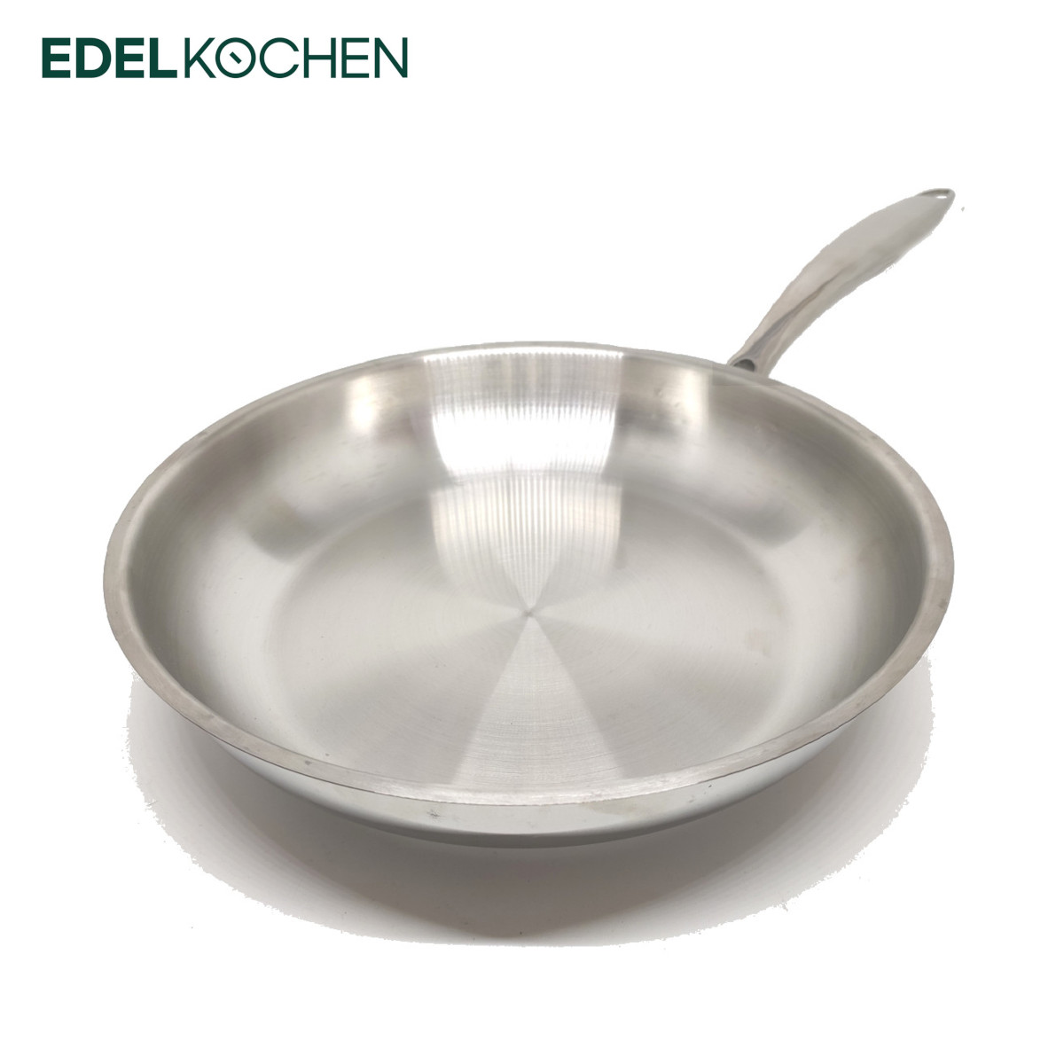 Chảo inox 304 cao cấp Edelkochen Hàn Quốc 3 đáy size 24cm/28cm dùng bếp từ