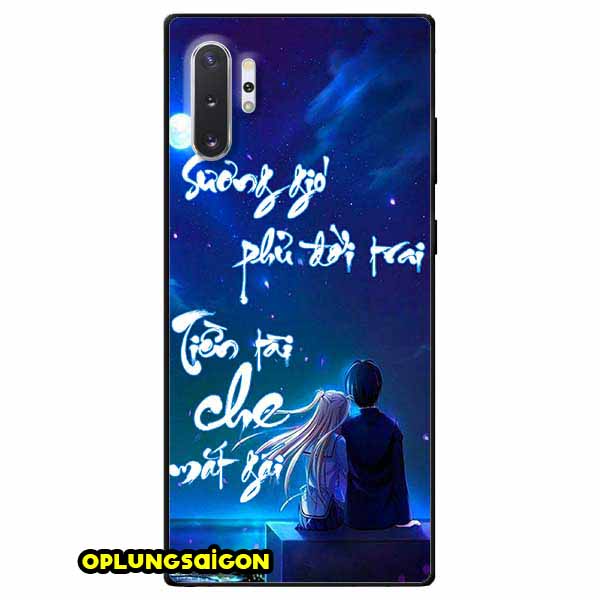 [HCM]Ốp lưng dành cho Samsung Note 10 / Note 10 Plus mẫu Thư Pháp Sương Gió