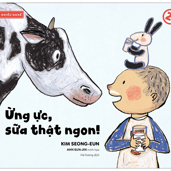 Fahasa - bé biết nhiều nghề - ừng ực, sữa thật ngon!