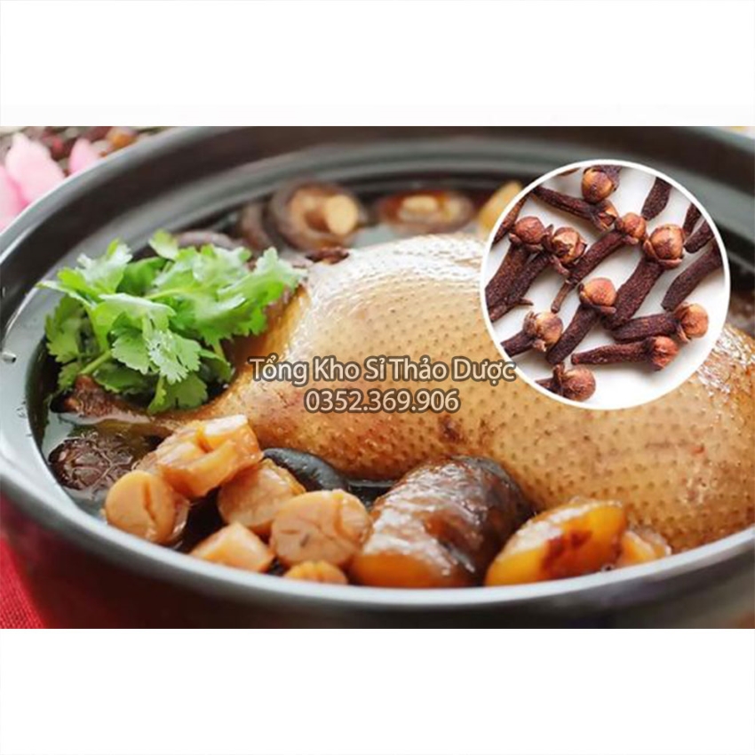 Nụ đinh hương 1kg, đinh hương khô, nụ to,  thơm, gia vị nấu phở, lẩu, mai quế lộ, xông nhà