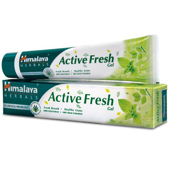 Kem đáng răng Himalaya Thơm miệng bảo vệ răng lợi Active Fresh