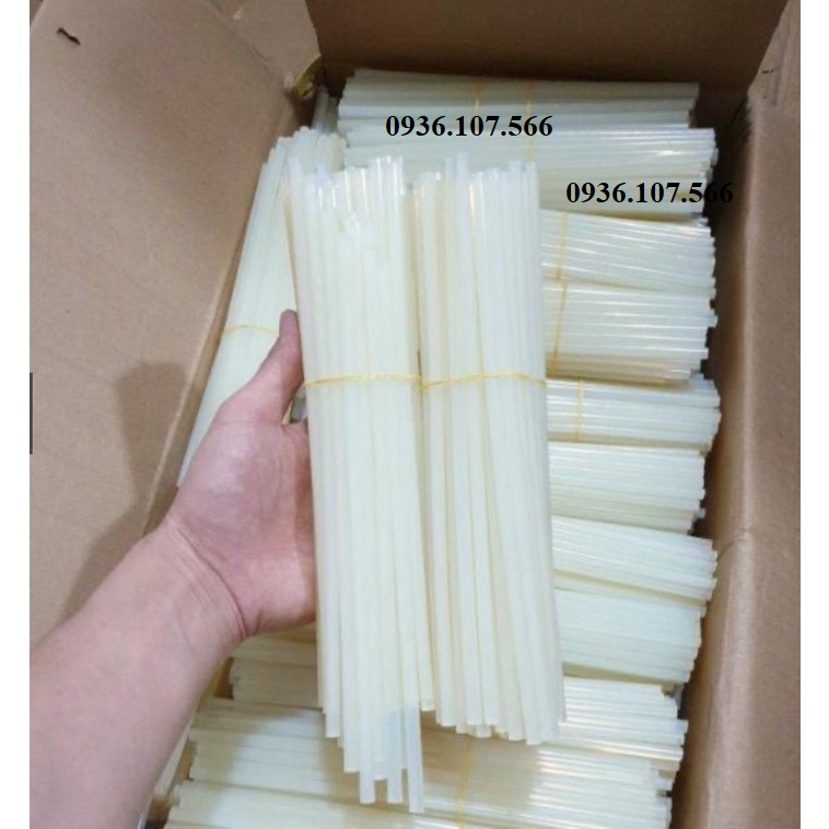 10 cây Keo nến nhỏ 0.7x25cm