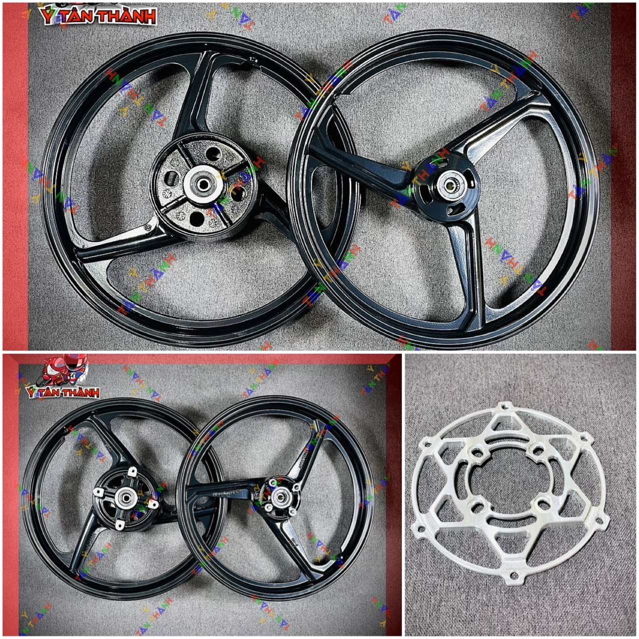 Mâm 3 đao winner enkei bản 1.6 1.85 ms05