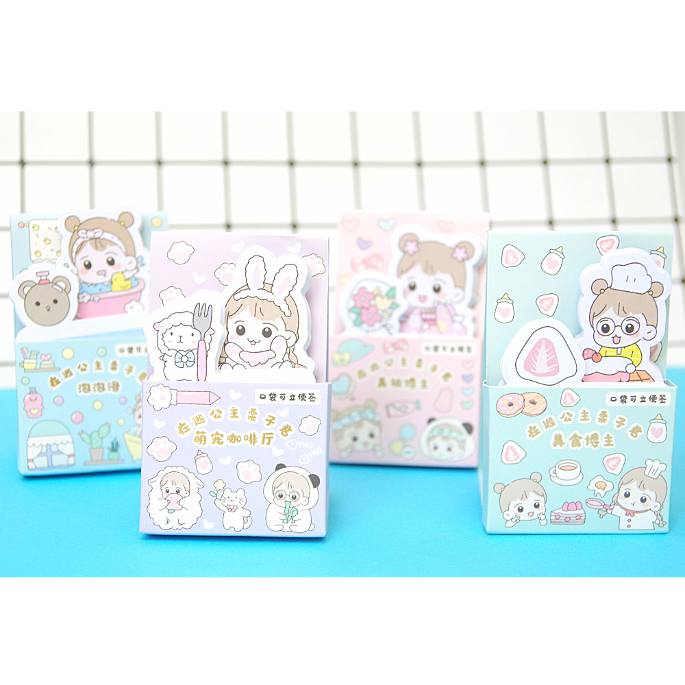 Giấy Note Hình Cô Gái Dễ Thương (6x10cm)