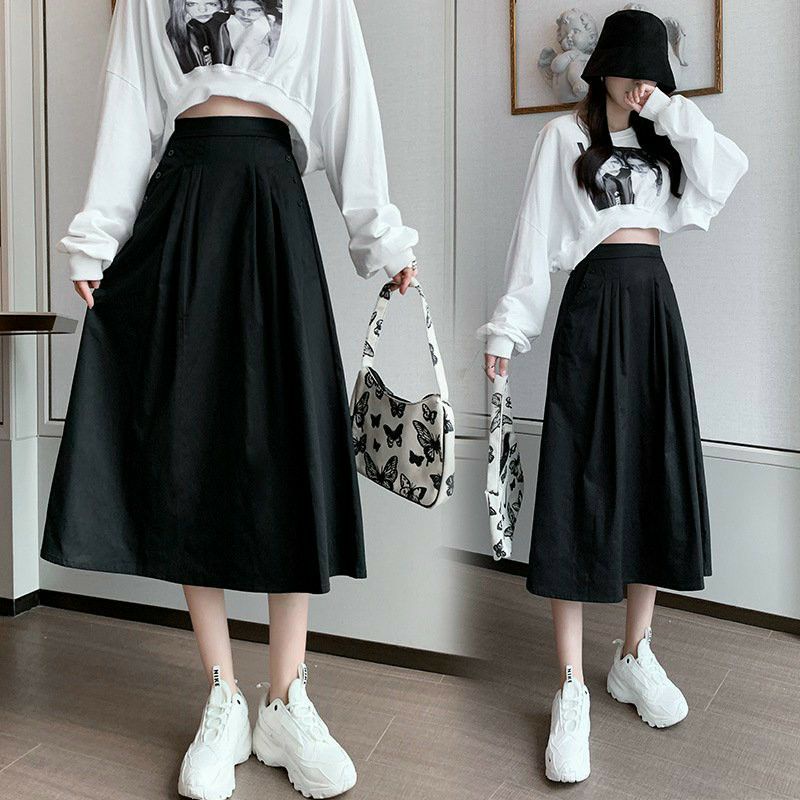 Chân Váy Dáng Dài Ulzzang size s,m,l Dư Tú Lệ