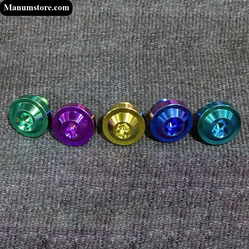 Ốc gắn chân gương Titanium