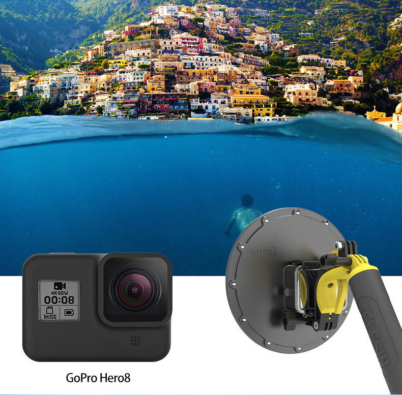 Dome TELESIN cho GoPro Hero 8