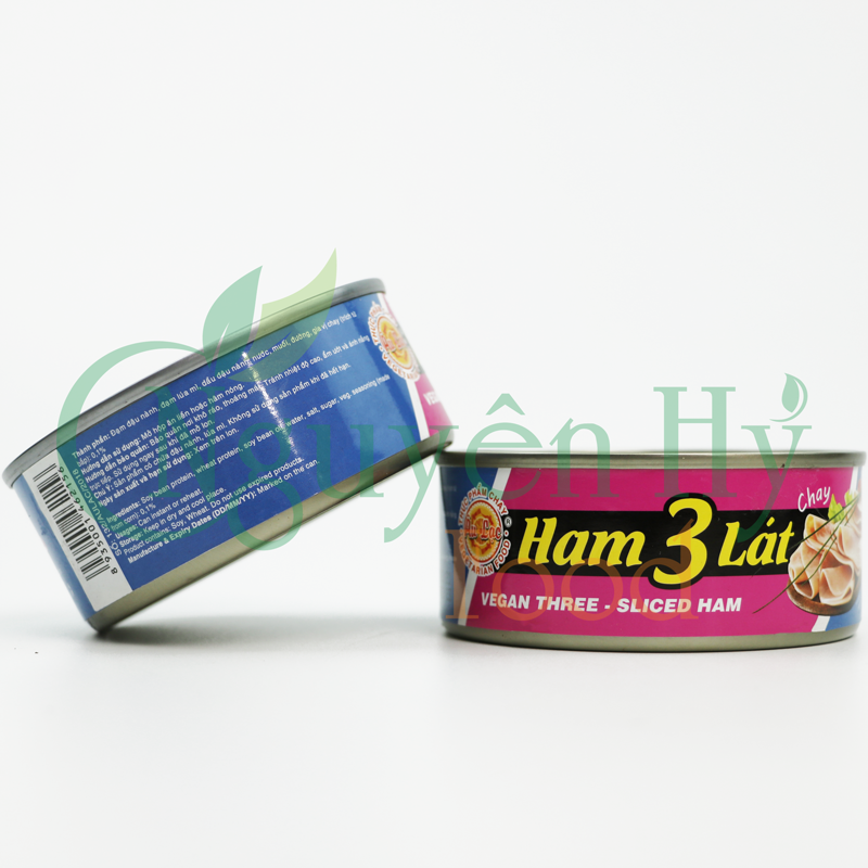 Ham 3 Lát Chay Âu Lạc _ 150g (Đồ hộp chay Âu Lạc _ Thực phẩm chay)