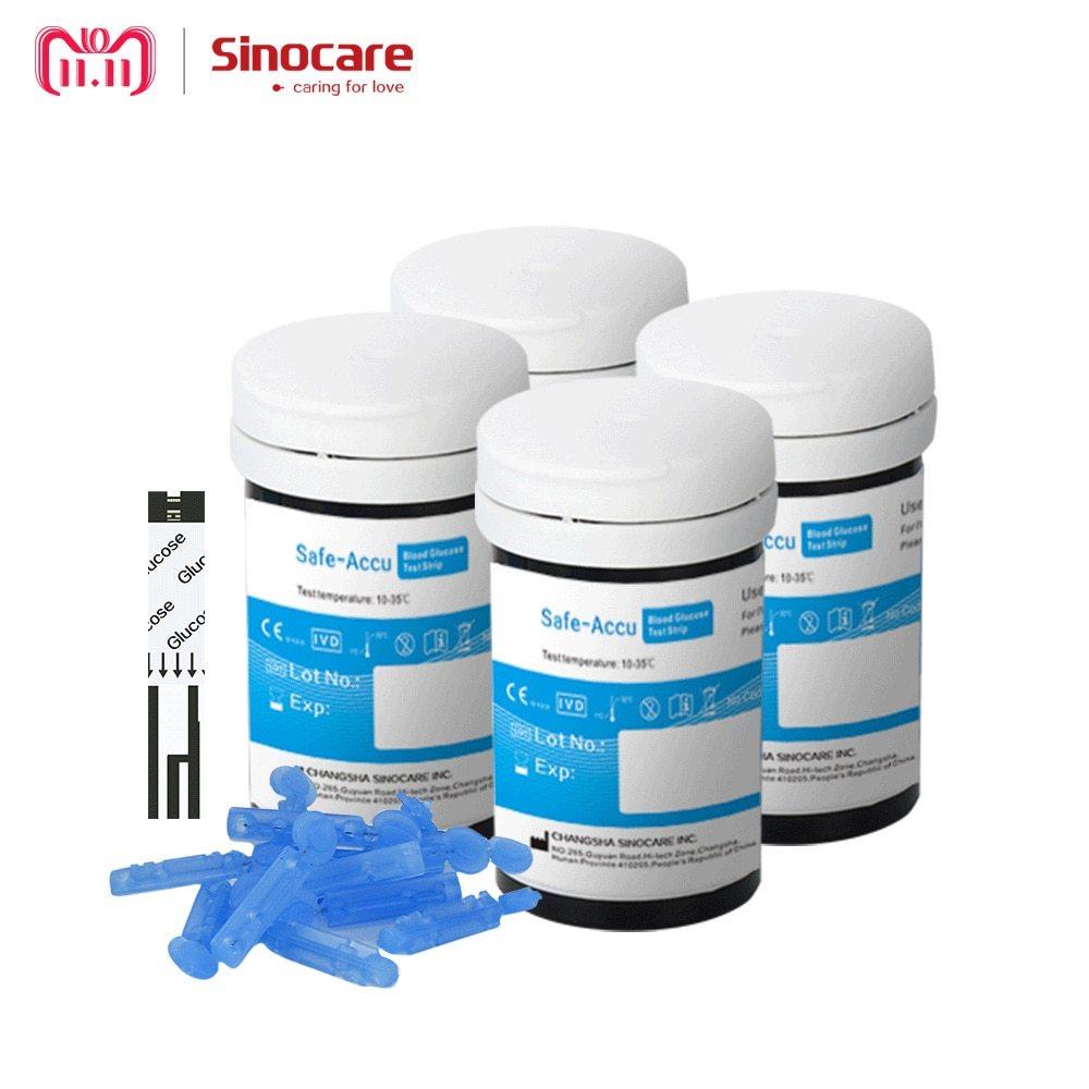 Máy đo đường huyết Safe Accu - Sinocare Đức (Tặng kèm 50 que thử và 50 kim)