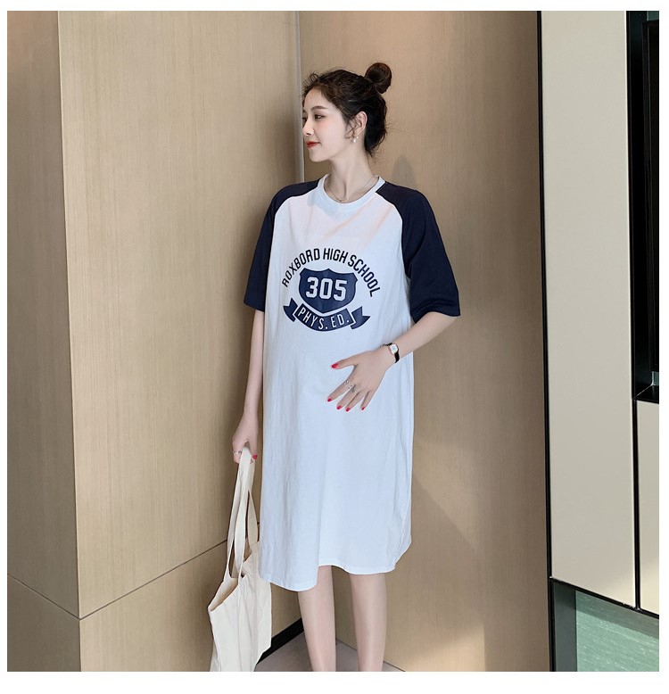 Váy Bầu Cho Be Bú Ti A2234