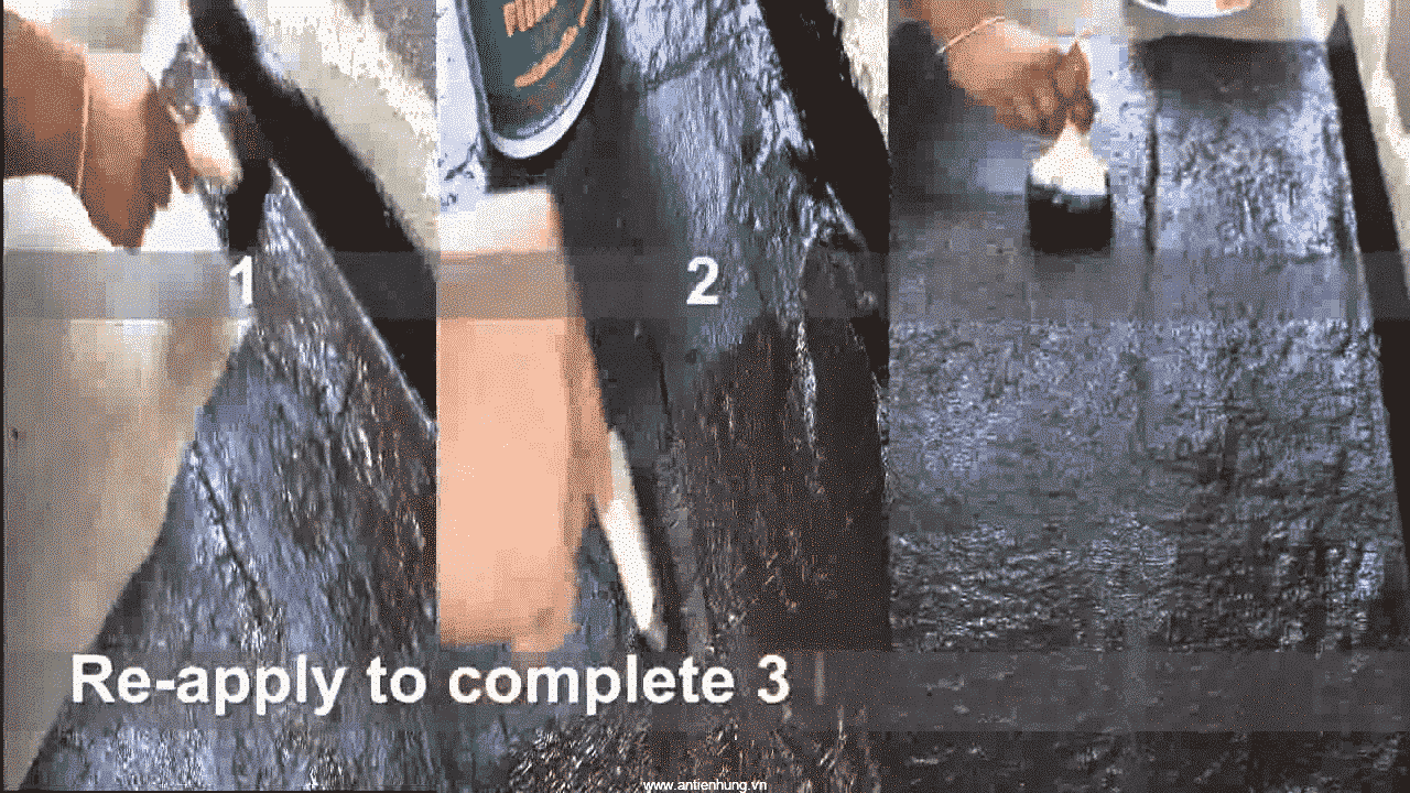 Sơn chống thấm gốc Bitum Flintkote No.3 (màu đen) (lon 1L)