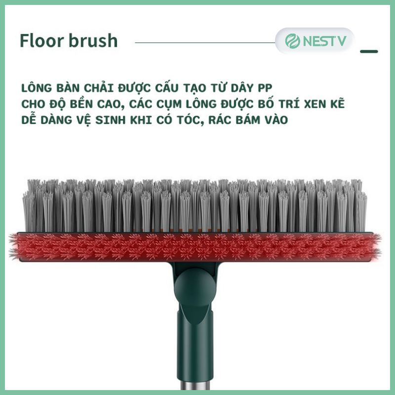 Chổi chà sàn thông minh 2 in 1