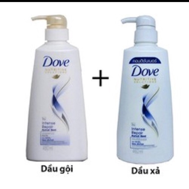 bộ gội xả Dove Thái lan 480ml/chai