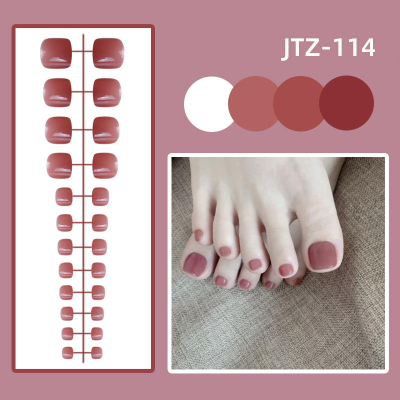 Móng chân giả, thang móng, vỉ móng JTZ4 - JTZ149 thang dẻo, form ôm