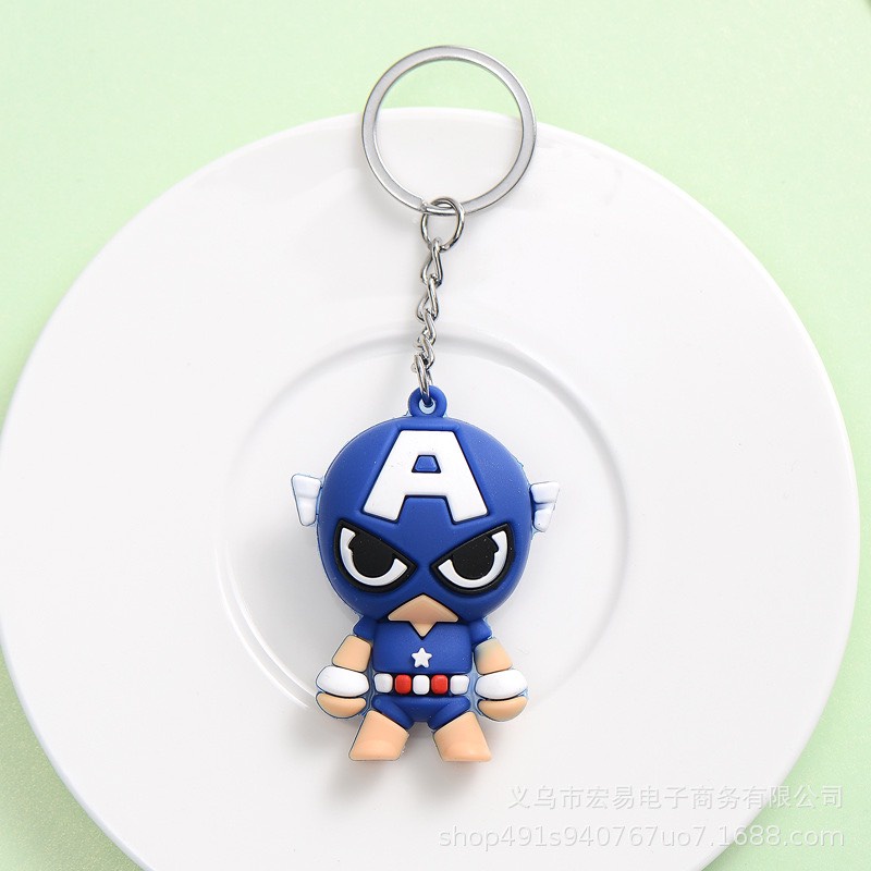 Móc khóa biệt đội Avengers siêu anh hùng Marvel