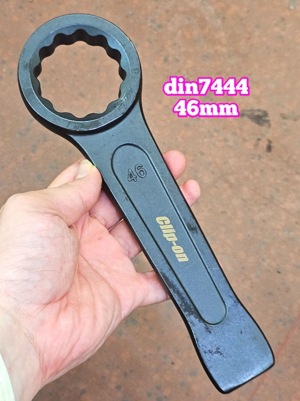 Cờ Lê Vòng Đóng 46mm Clip On (Vòng Đóng 46mm Cờ Lê Đóng 1 Đầu Vòng 46mm)