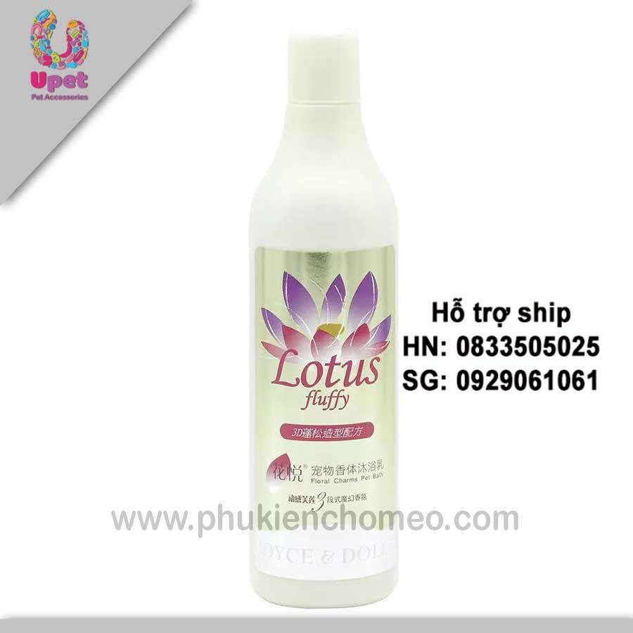 Hanpet - sp 1290 - sữa tắm lotus joyce&doll 400ml sữa tắm chó mèo