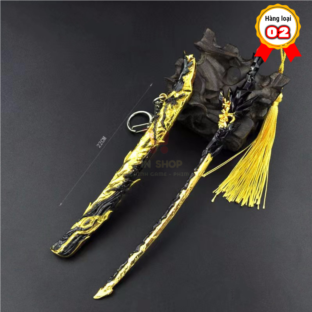 Mô hình game naraka bladepoint - cá chép hóa rồng - nhã cúc 22cm